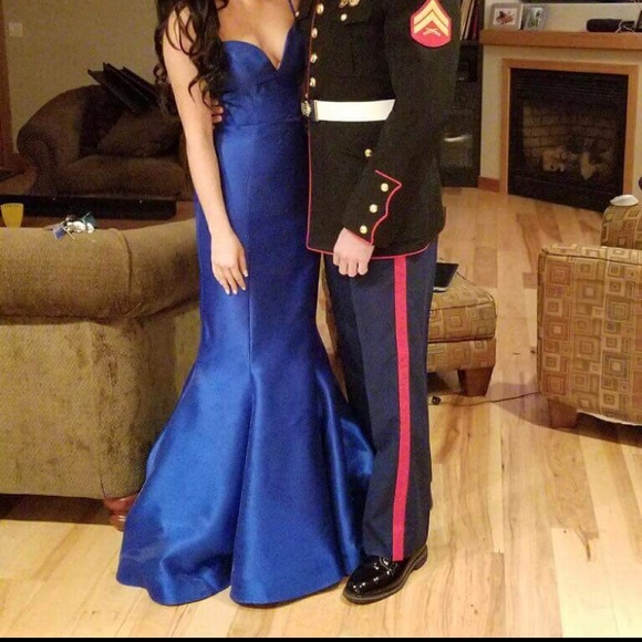 Blush Dresses & Skirts - Blue ball gown/ prom dress